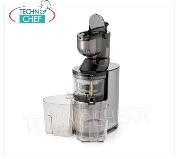 LOW-SPEED Juice EXTRACTOR from FRUIT and VEGETABLES LOW-SPEED JUICE EXTRACTOR (37 rpm) for COLD FRUIT and VEGETABLES, V.230 / 1, Kw.0.25, Weight 8 Kg, dim.mm.145x240x450h