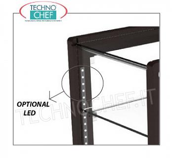 LED light strip LED light strip on the uprights