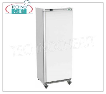 Forcar - 1 Door Fridge Cabinet, lt. 641, Ventilated, Temp. + 2 ° / + 8 ° C, Class C, model G-ER700 1 Door Refrigerator Cabinet, Professional, external structure in white sheet, internal in ABS, lt. 641, Temp. + 2 ° / + 8 ° C, ECOLOGICAL in Class C, Gas R600a, Ventilated, V.230 / 1, Kw. 0.3, Weight 105 Kg, dim.mm.777x730x1895h