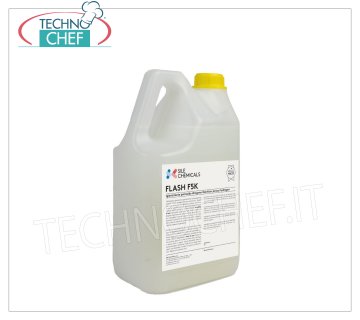 Sanitizer with Hydrogen Peroxide - Tank 5 lt Multi-surface sanitizer with hydrogen peroxide, pleasantly scented, suitable for use in the HACCP field - 5 lt can.