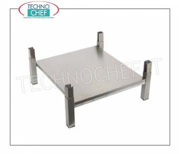 Stoves and stoves Support with top for stoves Code SP6050L - SP6050E, dim.mm.600x600x200h