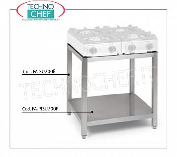 Support in Stainless Steel Stainless steel support for placing 2 BIG7002F series burners, dim.cm.cm 70x63x73,5h