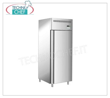 Pastry Freezer Cabinet, lt. 737, INOX 430, Temp. -18 ° / -22 ° C, CLASS E Refrigerator / freezer cabinet for pastry, 1 door, INOX 430, Professional, marc FORCOLD, lt. 737, Temp. -18 ° / -22 ° C, ECOLOGICAL CLASS E, Gas R290 Ventilated, Pastry Trays 600x400 mm, V.230 / 1, Kw.0,5, Weight 174 Kg, dim.mm.740x990x2010h