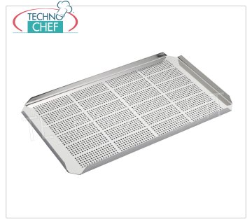 PERFORATED STAINLESS STEEL FALSE BOTTOM for GN 1/1 CONTAINER, cm 32,5x53 Perforated false bottom in stainless steel for Basin GN 1/1, dim.mm.457x270