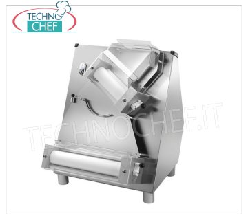 Fimar - PIZZA ROLLER with 2 PAIRS of 320 mm INCLINED ROLLS, mod.FI32N Pizza roller in stainless steel with 2 PAIRS of LONG INCLINED ROLLS mm 320, for loaves of 80/210 grams, V.230 / 1, Kw.0.37, Weight 36 Kg, dim.mm.590x510x630h