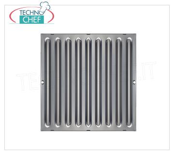 Labyrinth grease filter for extractor hoods Grease filter for suction hoods of the labyrinth type built in stainless steel, dim.mm.400x500x20h