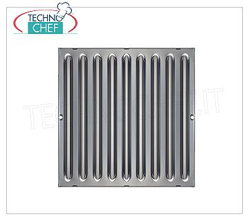 Anti-flame labyrinth grease filter Fat filter for anti-flame labyrinth type DIN 18869-5 TYPE A, built in stainless steel, dim.mm.400x400x40h