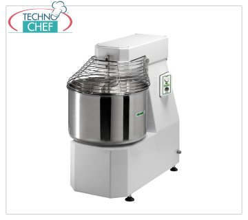 Fimar - 50 Kg Spiral Mixer with Liftable Head and Fixed Bowl, 2 SPEED - V. 400/3, mod. 50FN 50 kg spiral mixer with lifting head and fixed 62 liter bowl - V.400/3, 2.2 kW, weight 209 kg, dimensions mm.920x530x940h