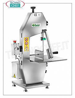 FIMAR - Technochef, Band Saw on Furniture (mm 1830), Mod.SE/1830 BAND SAW (1830 mm), on varnished metal alloy cabinet, FIMAR, with worktop, bulkhead, blade guide and stainless steel meat pusher, CE STANDARDS, V.400 / 3, Kw.0,75, Weight 39 Kg , dim.mm.630X450X970h