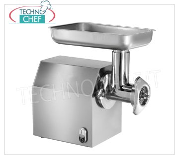 Fimar - Meat mincer Type 12 with fairing, Professional with REMOVABLE CAST IRON mincing unit, mod.12 / C Professional Meat Grinder Mouth 'TYPE 12' - meat inlet diameter 52 mm, HOURLY PRODUCTION 160 kg / h, Extractable meat mincing unit in food-grade CAST IRON, Three-phase V. 380/3, Kw 0.75, weight 22 kg, dimensions 440x270x450h mm