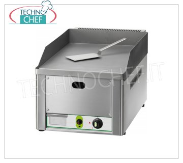 FIMAR - Professional Countertop Gas Fry Top, Smooth Plate, Model FRY1LM Table GAS FRY TOP, 1 MODULE with SMOOTH SANDBLASTED STEEL PLATE, powered by METHANE GAS, supplied with LPG kit, external dimensions. mm 335x600x300h