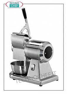 FIMAR - Technochef, Grater '' Type 12 '', Professional, Mod.GR12 / S Professional grater in stainless steel, production Kg / h 40, V 230/1, Kw 0,75, dim.mm.430x290x390h