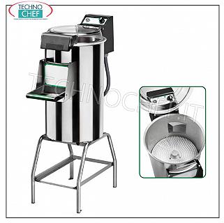 FIMAR - Technochef, Professional Washing Machine on Stand, load capacity 6/10 Kg, Mod. LCF / 10 Flushing on a stand, production capacity Kg / h 120, loading mussels 6/10 Kg, V 230/1 400/3, Kw 0.55, dimensions mm 380x770x1160h