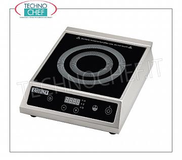 Technochef - Tabletop INDUCTION HOB, INDUCTIVE SURFACE Ø from 140 to 220 mm Tabletop INDUCTION HOB, INDUCTIVE SURFACE: diameter from 140 to 220 mm, V. 230/1, Kw 3.5, Weight 8 Kg, dim. mm. 343x440x120h