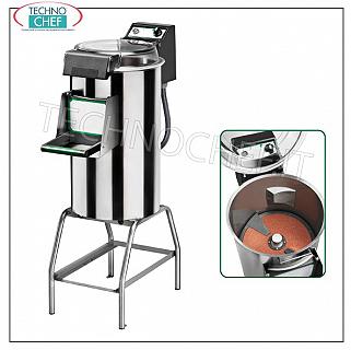 FIMAR - Technochef, Professional Potato Peeler on stand, load capacity Kg 5, Mod.PPF/5 Potato peeler on stand, maximum cycle load Kg.5, production capacity Kg 60, V 400/3, Kw 0,37, dimensions mm 520x700x1010h