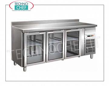 Gastronorm refrigerated / freezer counters Rear upstand on the top for Mod. FO-GN3100TNG