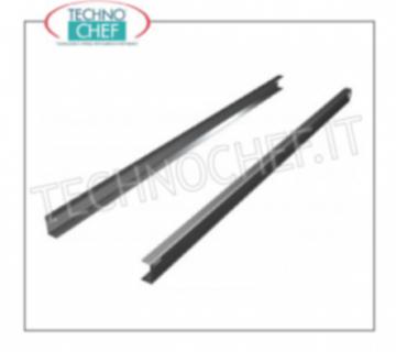 Pair of stainless steel guides Pair of stainless steel guides for plasticized grid