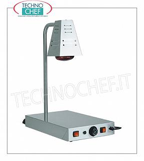 Hot floor with infrared heating lamps HOT STAINLESS STEEL TOP with LAMP INFRARED heating, adjustable temperature from + 30 ° to + 90 ° C, COMPLETE RANGE