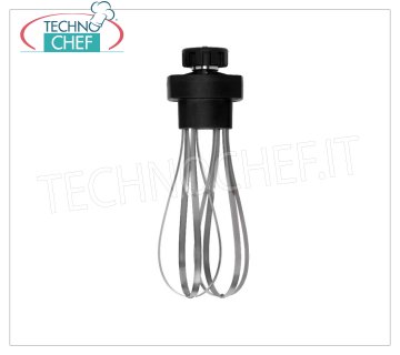 Fimar - 350 mm long FRUSTA tool for immersion mixer, Mod. FRUSTAFM3 350 mm long stainless steel whisk suitable for Professional Mixer Engine Block for Mod.
