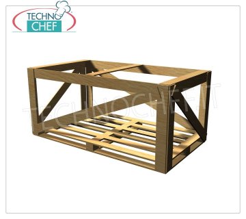 Technochef - WOODEN CAGE Wooden cage for VR display case length 100