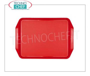 Fast-Food tray in food-grade polypropylene with handle, Classic Collection Fast-Food tray in food-grade polypropylene with handle, Classic Collection, available in different colors, dim.mm.430x310 - UNITARY Price - Item sold in PACKAGE of 40 pieces