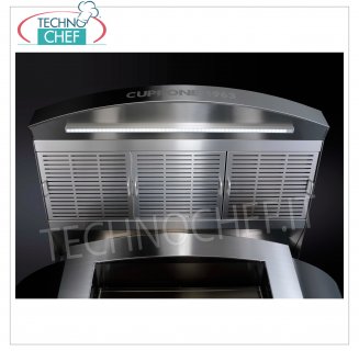 TECHNOCHEF- Extractor hood for pizza oven, Mod. KGTNT Suction hood for pizza oven, Weight 87 Kg, dim.mm.1205x1452x408h