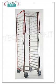 Transparent cover for tray trolley Transparent cover for pizza / pastry tray trolley (60x40 cm), mod. SI246R and SI264R