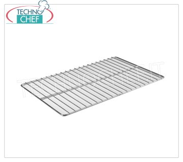 Technochef - Stainless steel pastry grills, 60x40 cm, mod. GR6040AI 18/10 stainless steel pastry grill, dim.mm.600 x 400, for refrigerators and ovens
