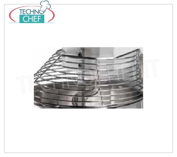 Fimar - STAINLESS STEEL GRATING BATHTUB COVER Stainless steel grated bowl lid for spiral mixers Mod.12-18-25-38 SN-CNS-FN