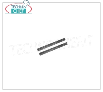 Pair of L-shaped stainless steel runners for Frigor grill support Pair of stainless steel L-shaped rails for Fridge Grid Support