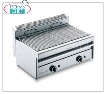 VAPOR GAS GRILL, TOP version, DOUBLE MODULE - ARRIS - 550 Series - Request a Quote GRILL VAPOR GAS, TOP version, DOUBLE MODULE with independent controls with 760x410 mm COOKING AREA, complete with rod grille, thermal power 13.8 kw, Weight Kg 50, external dimensions 800x550x315h mm