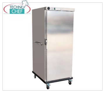 Cabinet and heated tray trolley, for 20 GN 2/1 trays, Mod. HE540 Cabinet and heated tray trolley, for 20 GN 2/1 trays, ventilated, temp.+30°/+90°C, with side handle, V.230/1, Kw.1.5, dim.mm.950x877x1776h