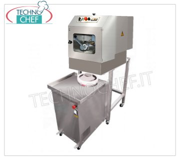 Dough divider-rounder: pizza, piadina, bread, sizes from 50 to 900 gr, Automatic, Professional Automatic divider-rounder for pizza or bread dough, for sizes from 50 to 900 gr, V.400/3+N,, Kw.1,3+1,7, Weight 151 kg, dim.mm.660x880x1490h