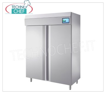 SANITIZING FRIDGE CABINET with OZONE GENERATOR, 2 Doors, lt. 1400, Temp. 0 / + 10 ° C Sanitizing refrigerator cabinet with ozone generator 2 doors, Professional, capacity 1400 lt, temperature 0 ° / + 10 ° C, ventilated refrigeration, ECOLOGICAL Gas R290, Gastronorm 2/1, V.230 / 1, Kw.0.4, Weight 160 Kg, dimensions 1440x800x2020h mm