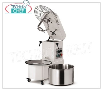 12 Kg SPIRAL MIXER with Liftable Head and Removable Bowl 12 Kg spiral mixer with liftable head and 15 liter removable bowl, V 230/1, kW 0.90, dim. mm 675x350x702h