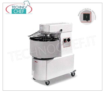 36 kg spiral mixer, 41 lt bowl, 2 SPEEDS, three-phase V. 400/3 SPIRAL MIXER of 36 Kg, with BOWL of lt. 41 - 2 Three-phase speed, V.400/3, Kw.1,25/1,8, Weight Kg.107, dim. Tank mm 450x260, dim.mm.495x800x798h