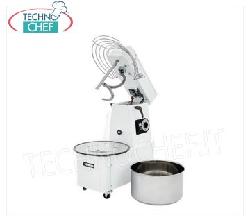 8 Kg SPIRAL MIXER, with liftable head and removable bowl 8 Kg SPIRAL MIXER, with liftable head and removable 10 lt bowl, complete with dough splitter rod, timer and wheels, V.230/1, Kw.0,37, Weight Kg.58, dim.mm.385x670x675h