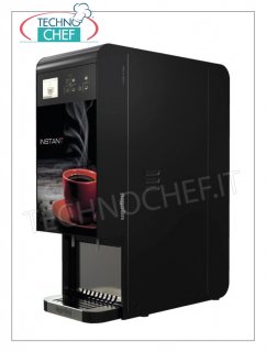 TECHNOCHEF - Hot drink dispensers, machine for freeze-dried products with 2 dispensers Automatic dispenser for water-soluble products, with 2 dispensers, electronic display, V.230 / 1, kw 1.10, dimensions mm: 200x390x520h