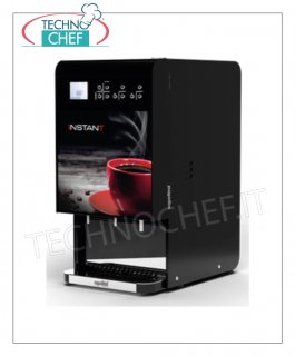 TECHNOCHEF - Hot drink dispensers Hot drink dispenser with 1 selection with display and electronic soluble dosing and water control system for use with small and large cups. Equipped with rinse cycle for washing mixers. Dimensions mm: 200x330x570h