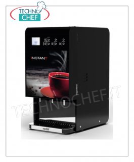 TECHNOCHEF - Hot drinks dispensers, machine for freeze-dried products with 3 dispensers Automatic dispenser for water-soluble products, with 3 dispensers, electronic display, V.230/1, kw 1.10, dimensions mm: 270x390x520h