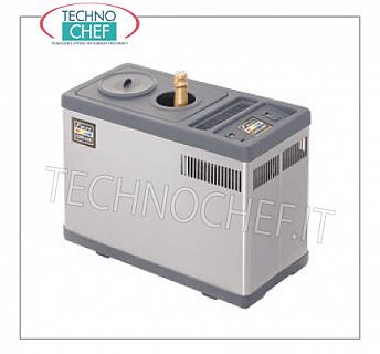 Chiller for 2 table bottles with timer Chiller for 2 table bottles with timer, yield: 750 cc bottle cooling. from 25 ° to 10 ° C in about 10 minutes, V.230 / 1, Kw.0.2, Weight 45 Kg., dim.mm.283x605x445h