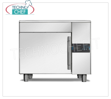 Professional Blast Chiller, 3 GN 1/1 Trays, Mod.JOFONE FREEZER BLAST CHILLER for 3 GN 1/1 trays (mm.325x530) or mm 600x400, complete with NEEDLE PROBE with CHAMBER of mm. 420X610X325h, cycle yield + 90 ° + 3 ° Kg. 12, cycle + 90 ° -18 ° Kg. 8, gas R404 A, V. 230/1, Kw.0,75, Weight 68 Kg, dimensions mm. 675x750x580h