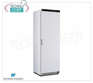 MONDIAL FRAMEC - Fridge 1 Door wardrobe, lt.380, Professional, Climatic Class 4, Mod.KICPV40MLT Refrigerator 1 Door, MONDIAL FRAMEC, external structure in white steel sheet, capacity lt.380, temperature -2 ° / + 10 ° C, ventilated with finned pack evaporator, V. 230/1, Kw. 0.16, Weight 84.50 Kg, dim.mm.600x620x1872h