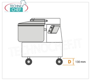 Fimar - 4 WHEEL KIT Kit of 4 wheels, 2 of which with brake, for spiral mixer Mod.50 SN-CNS-FN