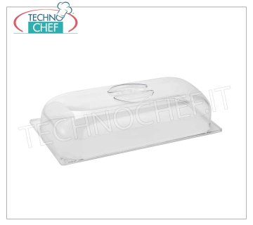 Dome Lids for Ice Cream Tubs Polycarbonate Ice Cream Dome Lid, dim. 360x165 mm