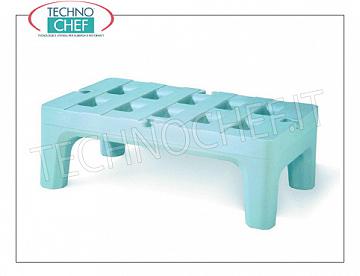 Support platforms for cold room Support platform for cold room, made of double-walled polyethylene in one piece, capacity Kg 683, dim.mm.760x560x300h