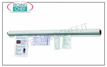 Portascontrini Rod holder - Receipt made of aluminum, 61 cm long.