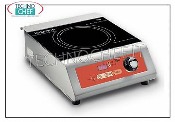 Technochef - Table INDUCTION PLATE, USEFUL SURFACE Ø 240 mm INDUCTION PLATE for table, USEFUL SURFACE: DIAMETER 240 MM, POWER 3,5 Kw, V. 230/1, external dimensions mm. 330X440X164h