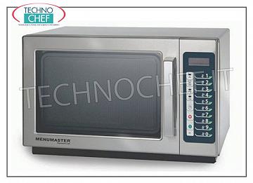 MENUNASTER, Professional microwave oven mod. RCS511TS, DIGITAL CONTROLS Professional microwave oven MENUMASTER, with DIGITAL CONTROLS, cooking chamber mm 368x381x216h, suitable for GN 2/3 containers, power output Kw 1,1, V.230/1, Kw 1,55, weight 18,6 Kg, dim.mm 559x438x349h