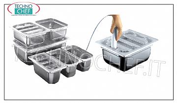 Gastro.Norm 1/1 tray, 100 mm high, suitable for vacuum GASTRO-NORM 1/1 PAN, 100 MM HIGH, suitable for VACUUM (together with special lid), in HIGH THICK STAINLESS STEEL, external dimensions mm. 325x530x100h